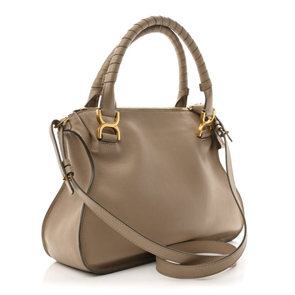 Chloe Calfskin Braided Medium Marcie Double Carry Boyish Brown 3 of 10