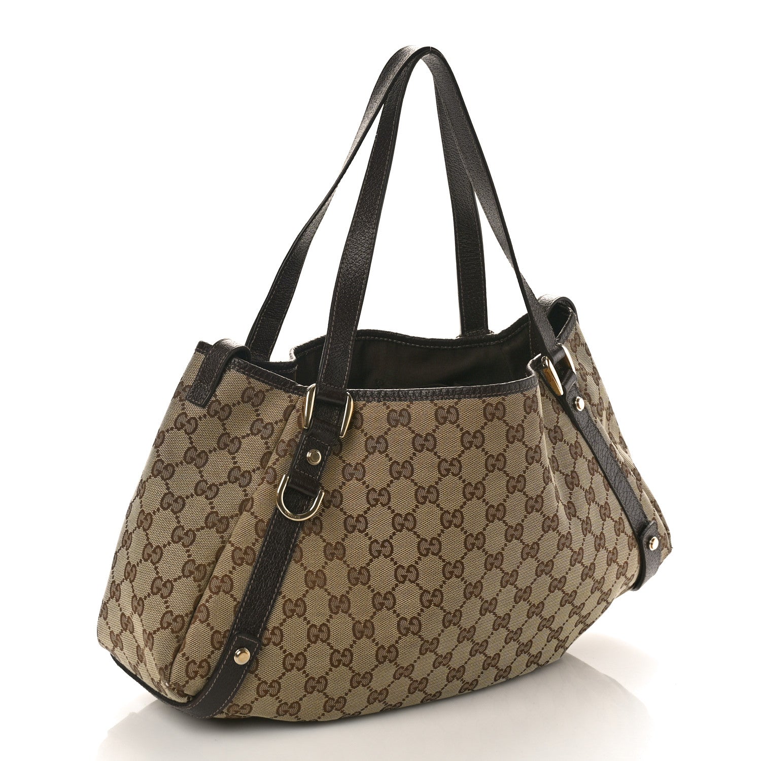Gucci Monogram Medium Abbey Shoulder Bag Dark Brown 2 of 10