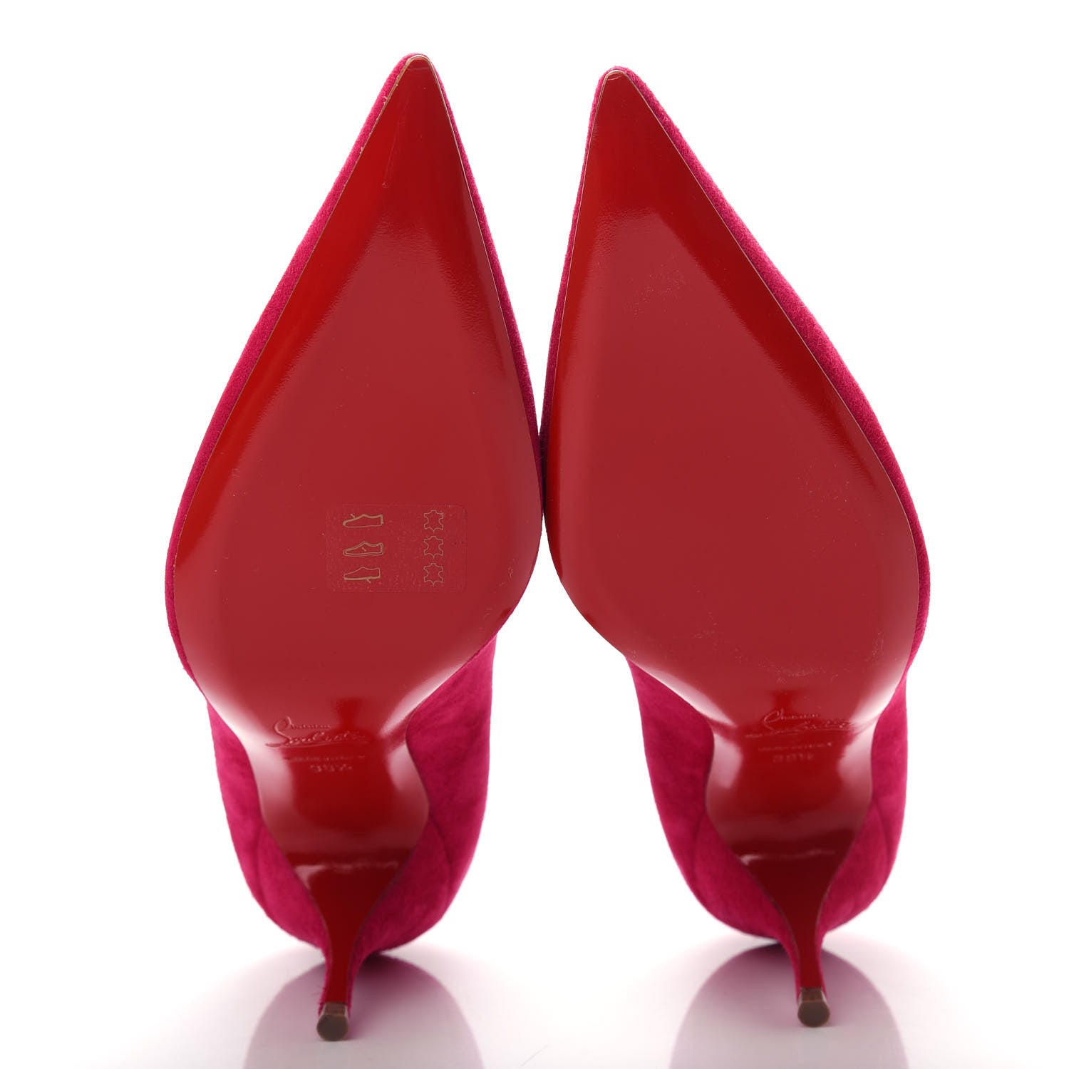 Christian Louboutin Veau Velours Clare 80 Pumps 38.5 Bomba 6 of 10