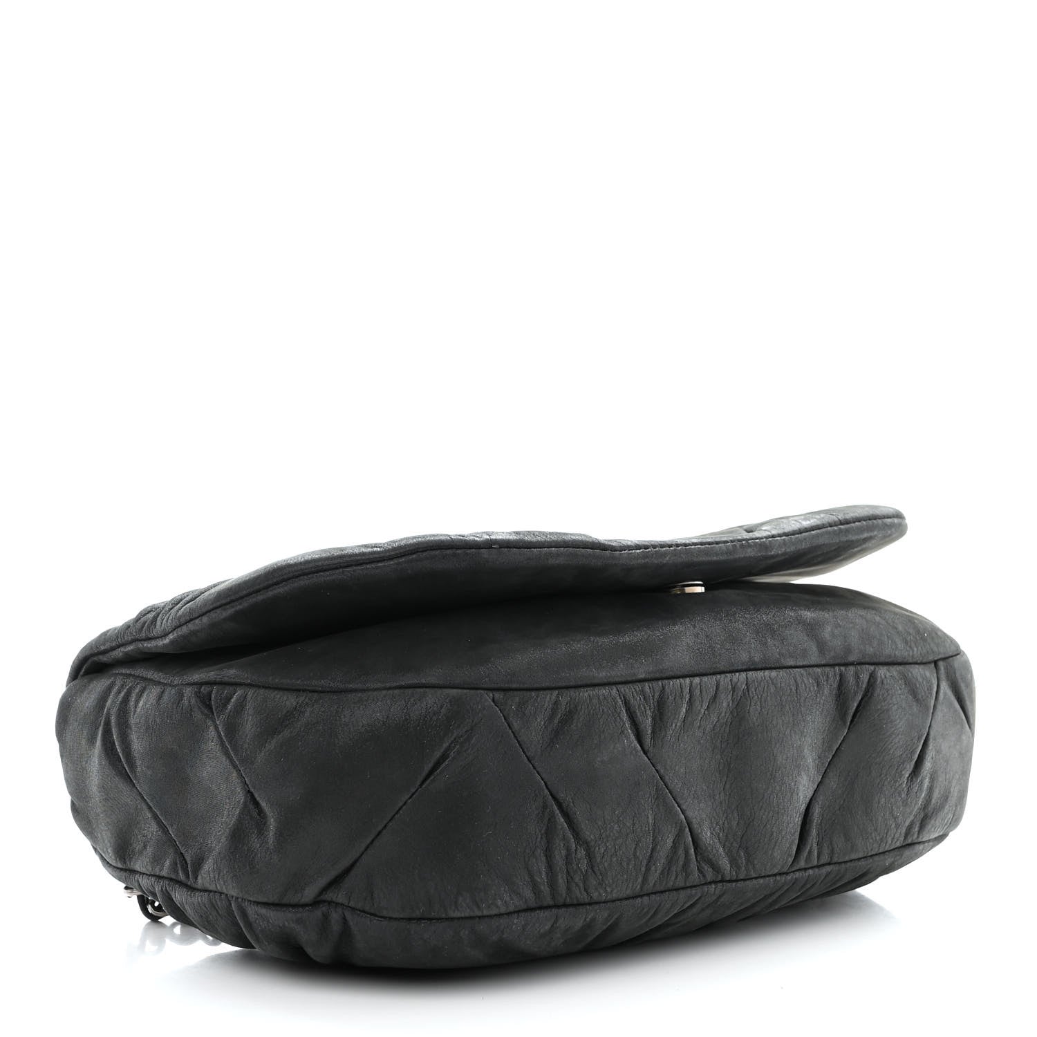 Chanel Iridescent Calfskin Glint Flap Black 4 of 12