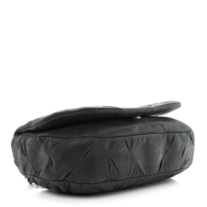 Chanel Iridescent Calfskin Glint Flap Black 4 of 12