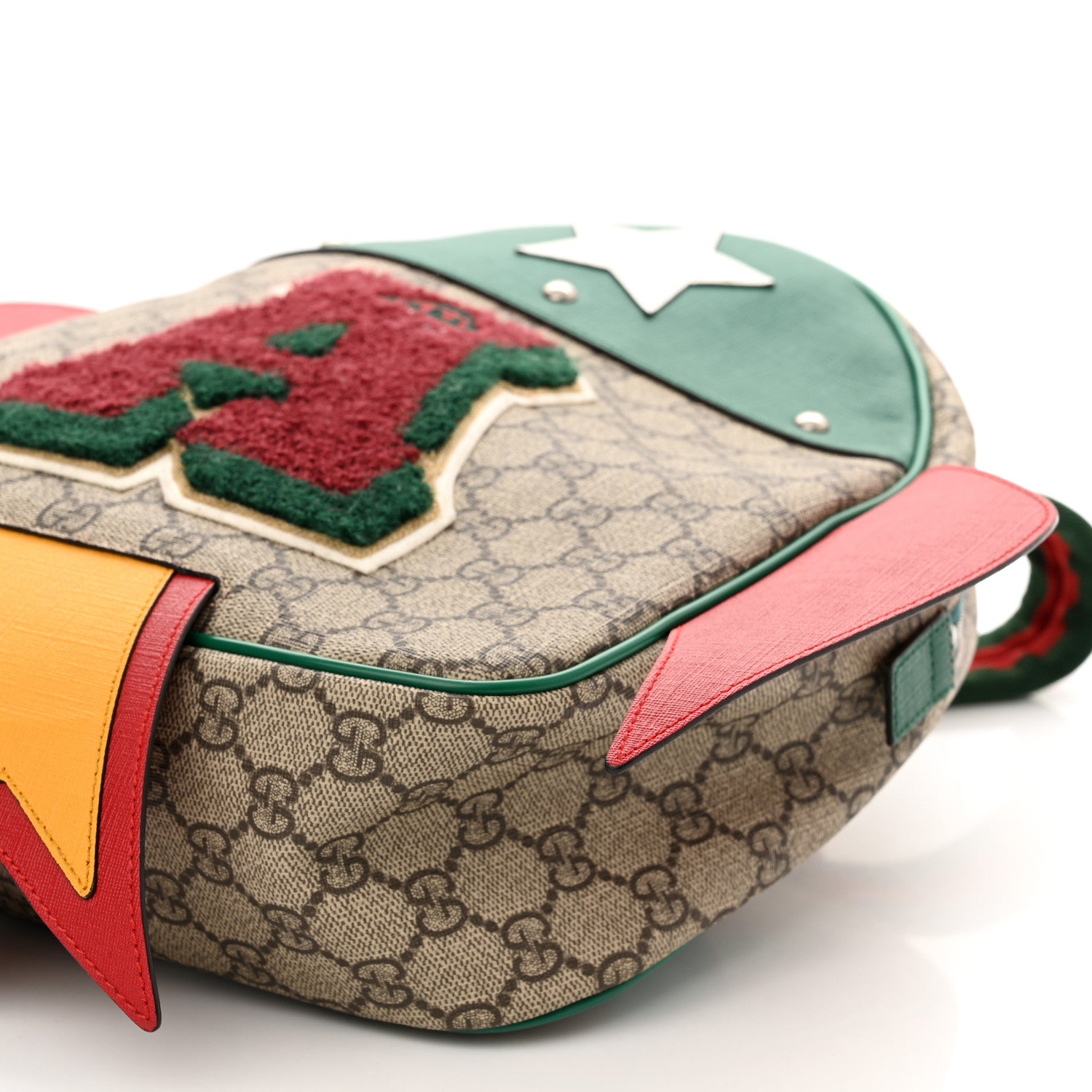 Gucci GG Supreme Monogram Small UFO Embroidered Children's Rocketship Backpack 10 of 10