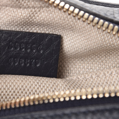 Gucci Pebbled Calfskin Small Soho Disco Bag Blue 7 of 7