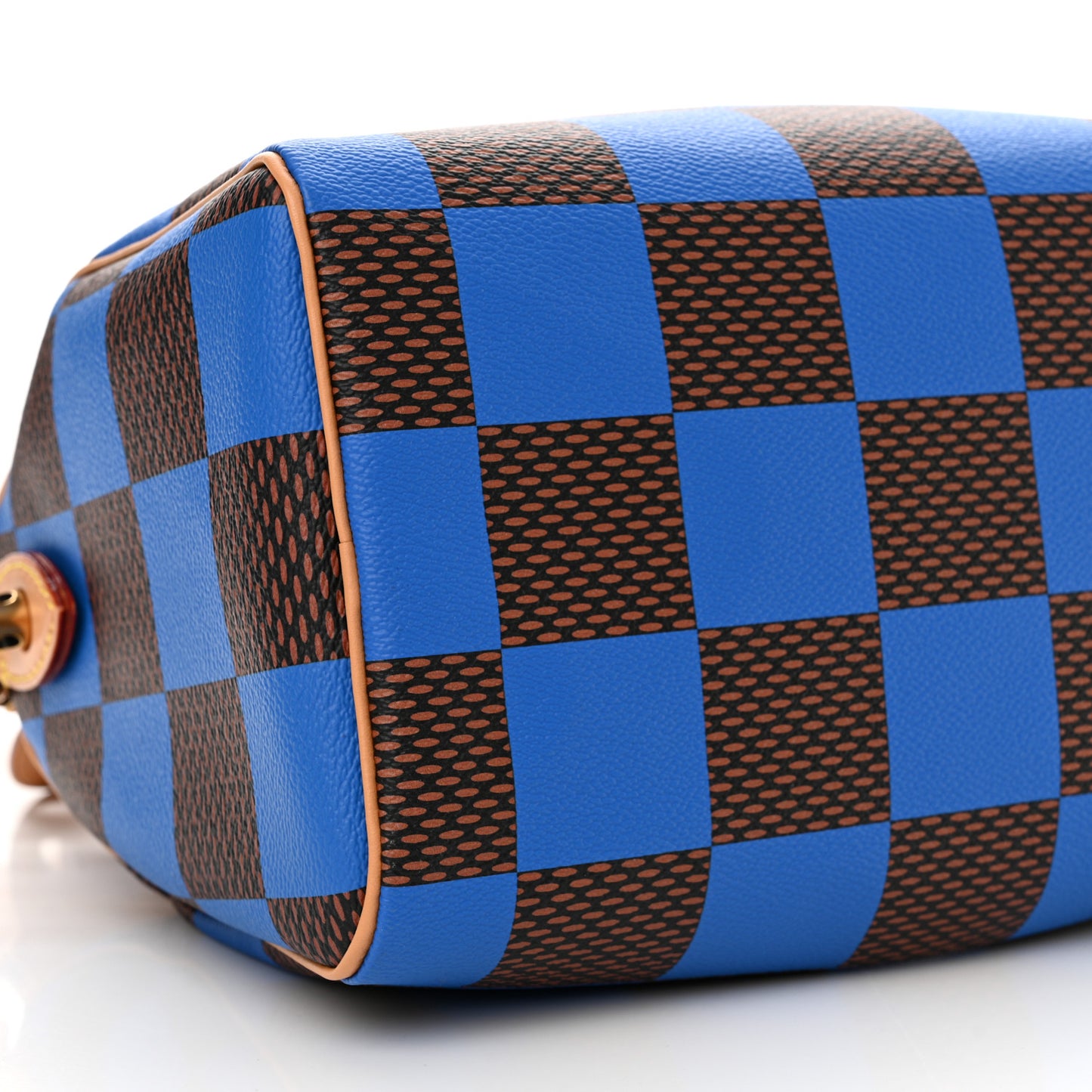 Damier Pop Speedy Bandouliere 25 Blue