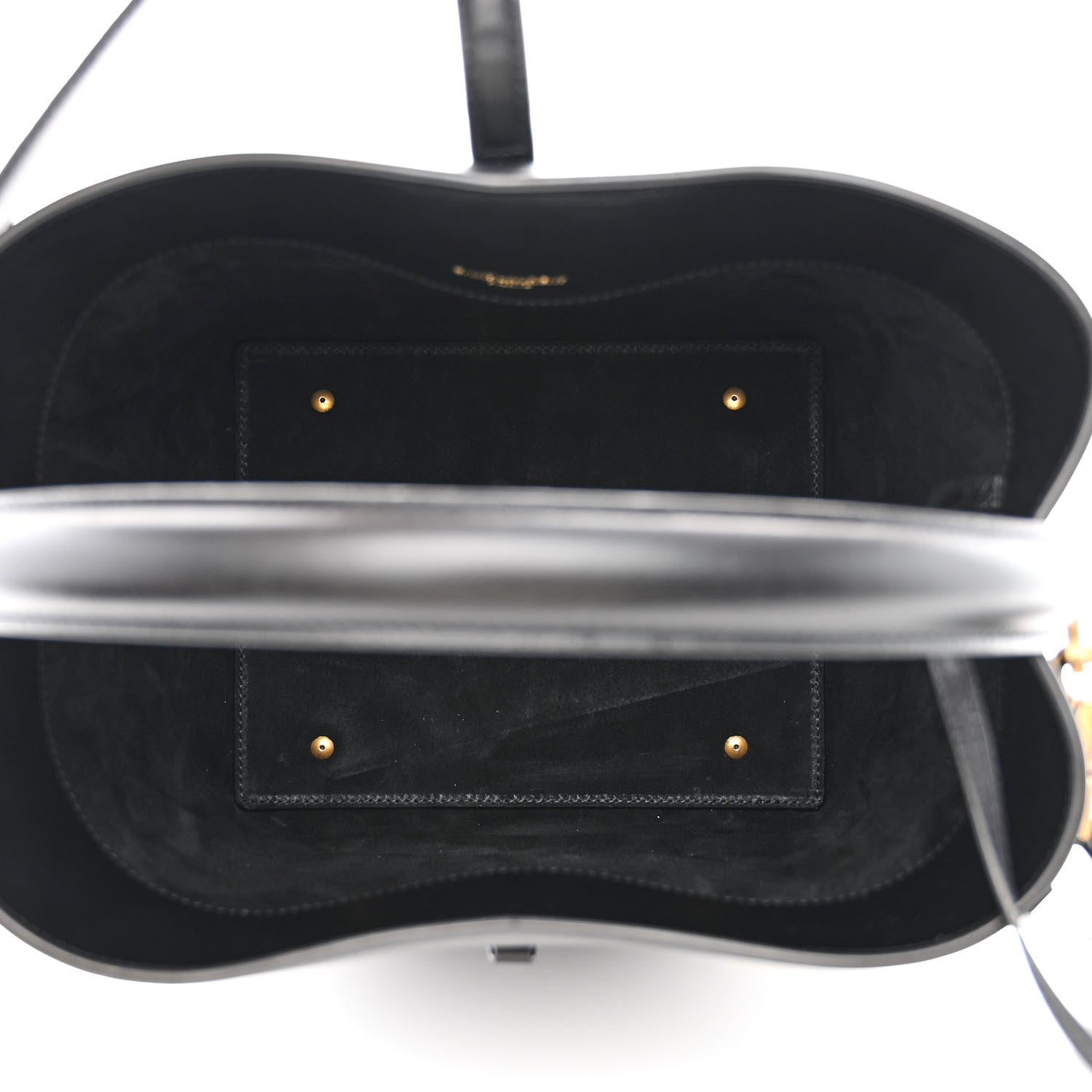 Saint Laurent Shiny Calfskin Le 37 Bucket Bag Black 6 of 15