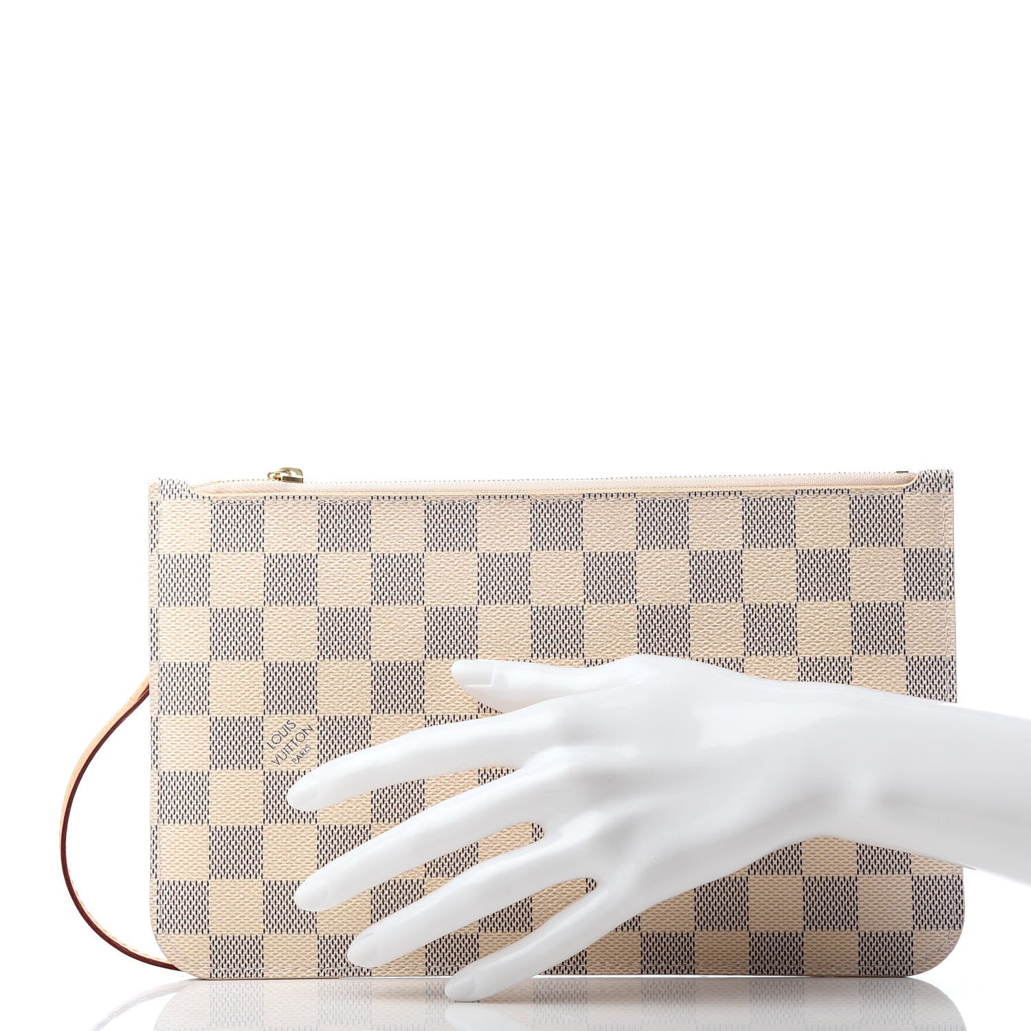Louis Vuitton Damier Azur Neverfull MM GM Pochette 2 of 8