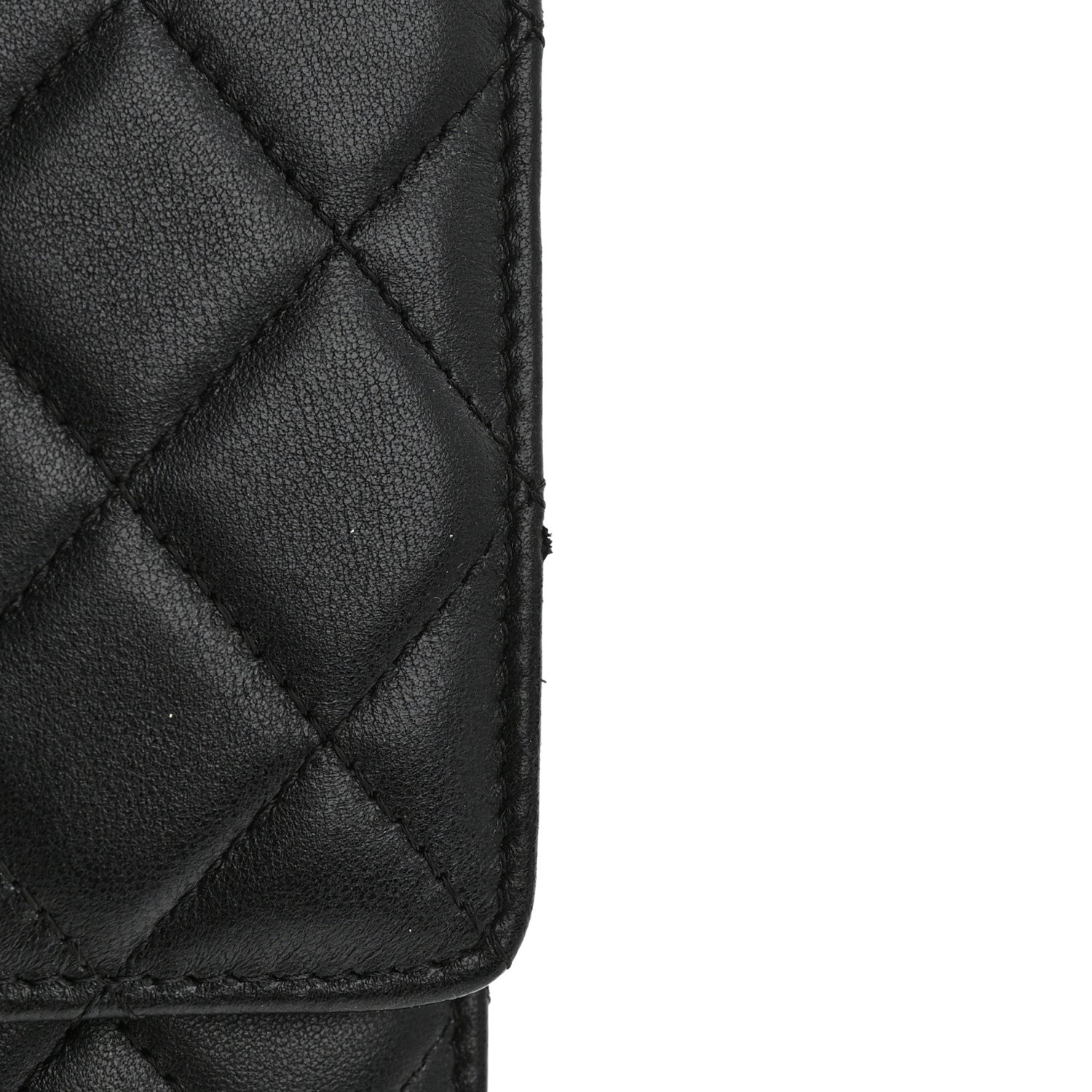 Chanel Lambskin Quilted Trendy CC Wallet On Chain WOC Black 15 of 16