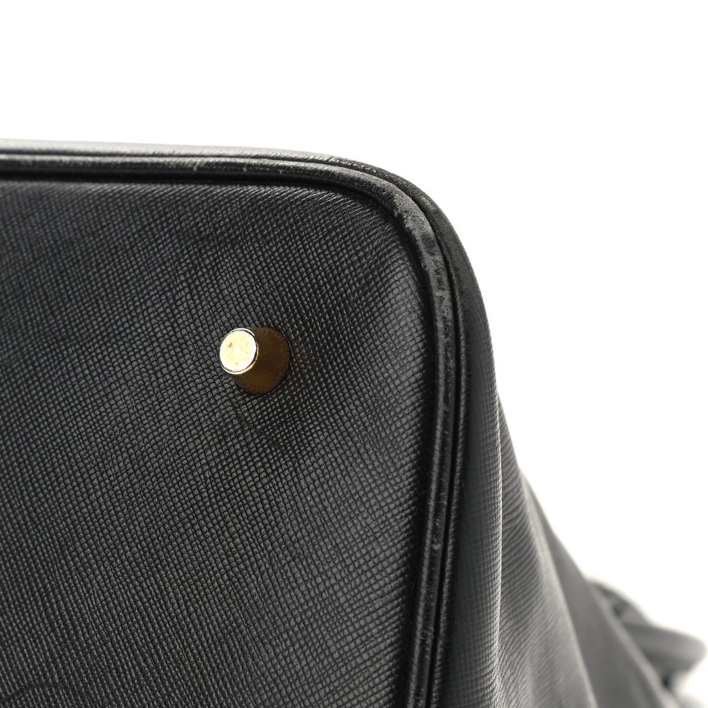 Saffiano Lux Large Promenade Tote Black