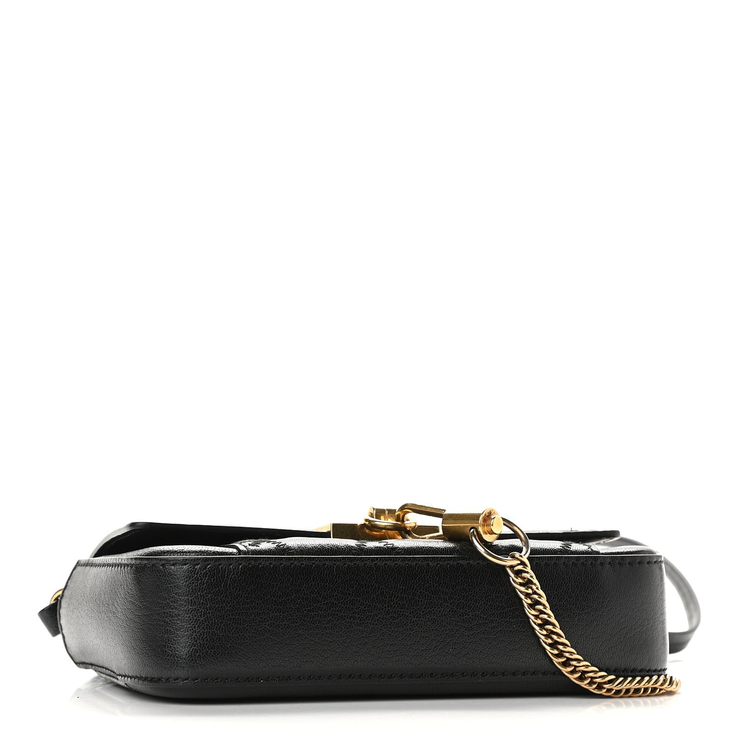 Goatskin Quilted GV3 Mini Pocket Convertible Bag Black