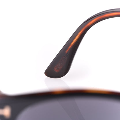 Tom Ford Palmer Round Sunglasses TF522 Tortoise Black 8 of 9