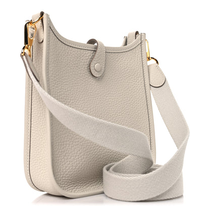 Hermes Taurillon Clemence Evelyne TPM Craie 3 of 11