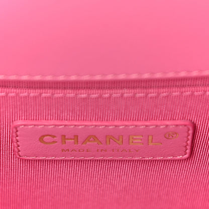 Chanel Calfskin Quilted Medium Boy Flap Pink 6 of 11