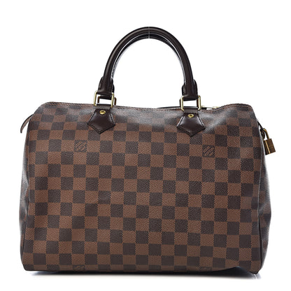 Louis Vuitton Damier Ebene Speedy 30 1 of 10