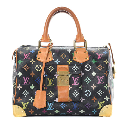 Louis Vuitton Monogram Multicolor Speedy 30 Black 1 of 20