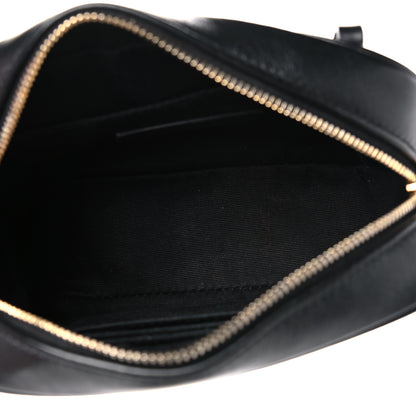 Saint Laurent Calfskin Matelasse Monogram Lou Belt Bag Black 5 of 9