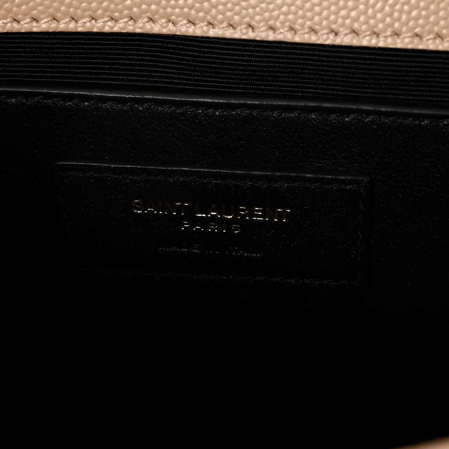 Saint Laurent Grain De Poudre Small Monogram Kate Satchel Dark Beige 6 of 10