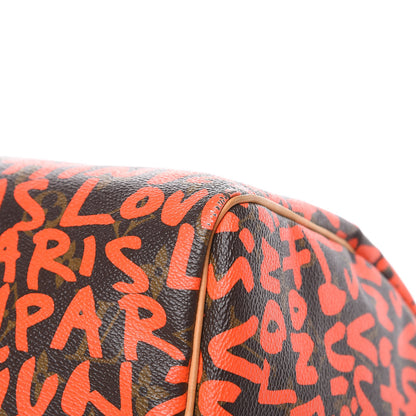Louis Vuitton Monogram Graffiti Speedy 30 Orange 11 of 17
