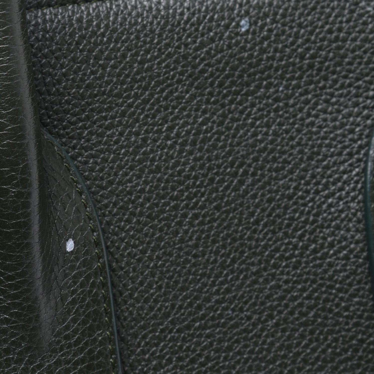Saint Laurent Grained Calfskin Small Supple Sac De Jour Dark Vert 12 of 12
