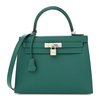 Hermes Epsom Kelly Sellier 28 Malachite 1 of 11