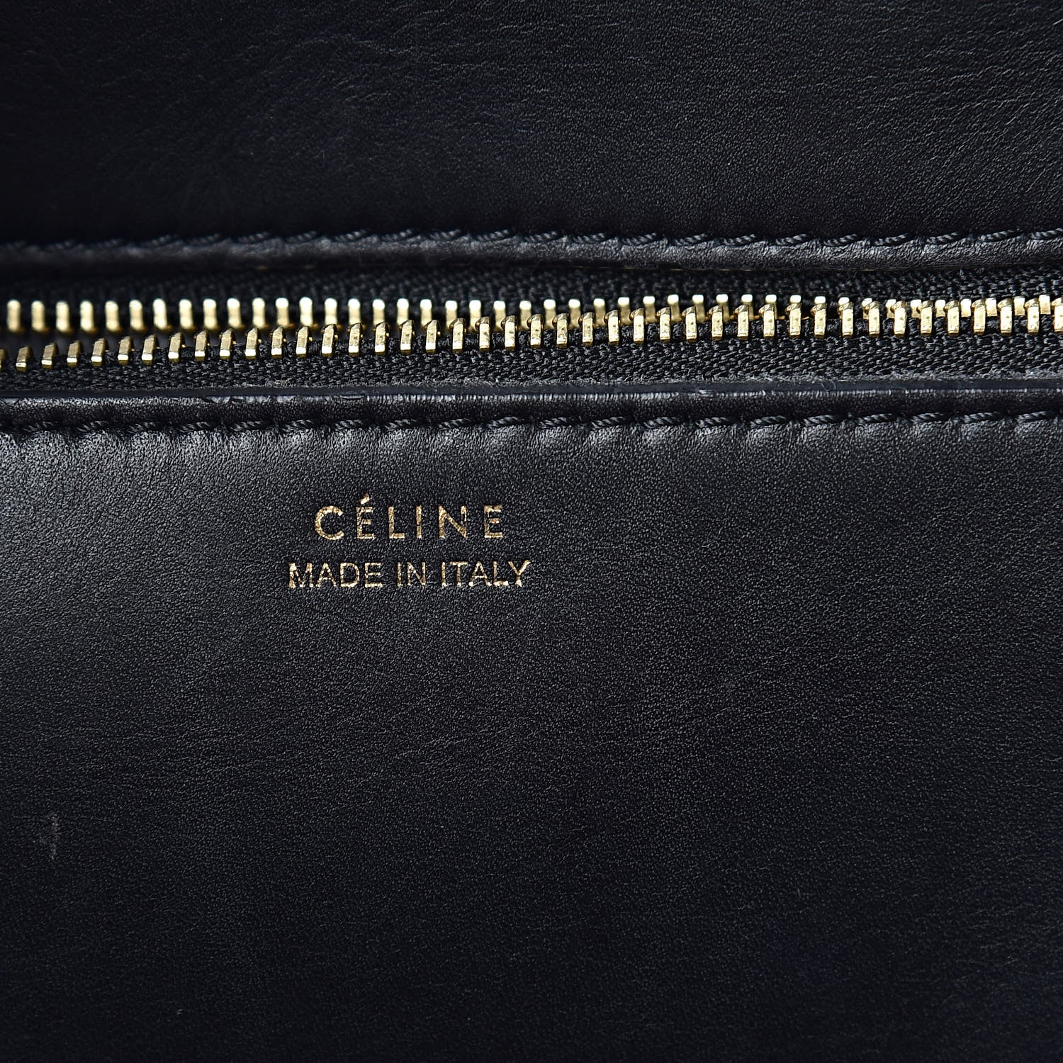 Celine Felt Calfskin Medium Tie Knot Tote Grey Black 6 of 12