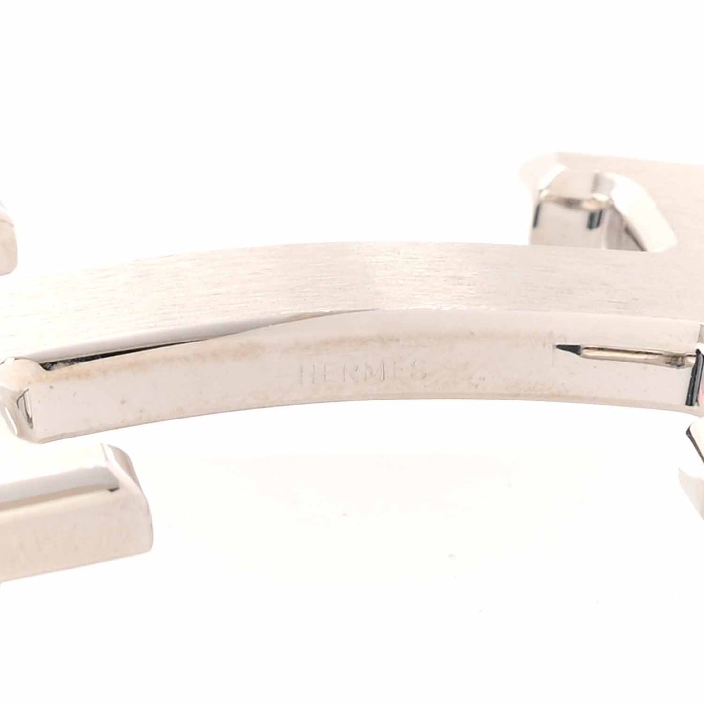 Brushed Palladium 32mm H Belt Buckle