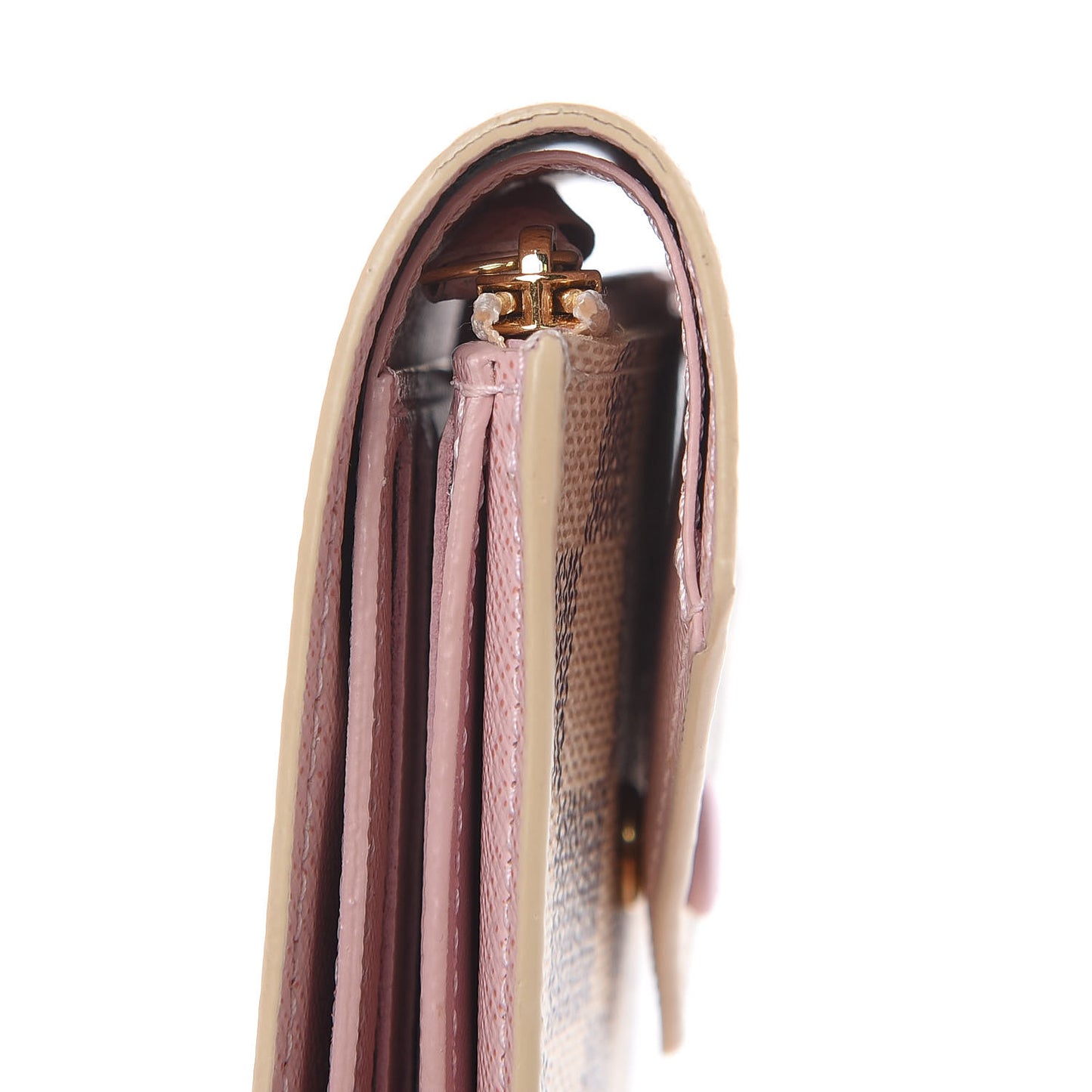 Damier Azur Victorine Wallet Rose Ballerine