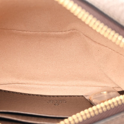 Gucci GG Supreme Monogram Textured Calfskin Web Mini Ophidia Half Moon Hobo Beige Ebony New Acero 5 of 11