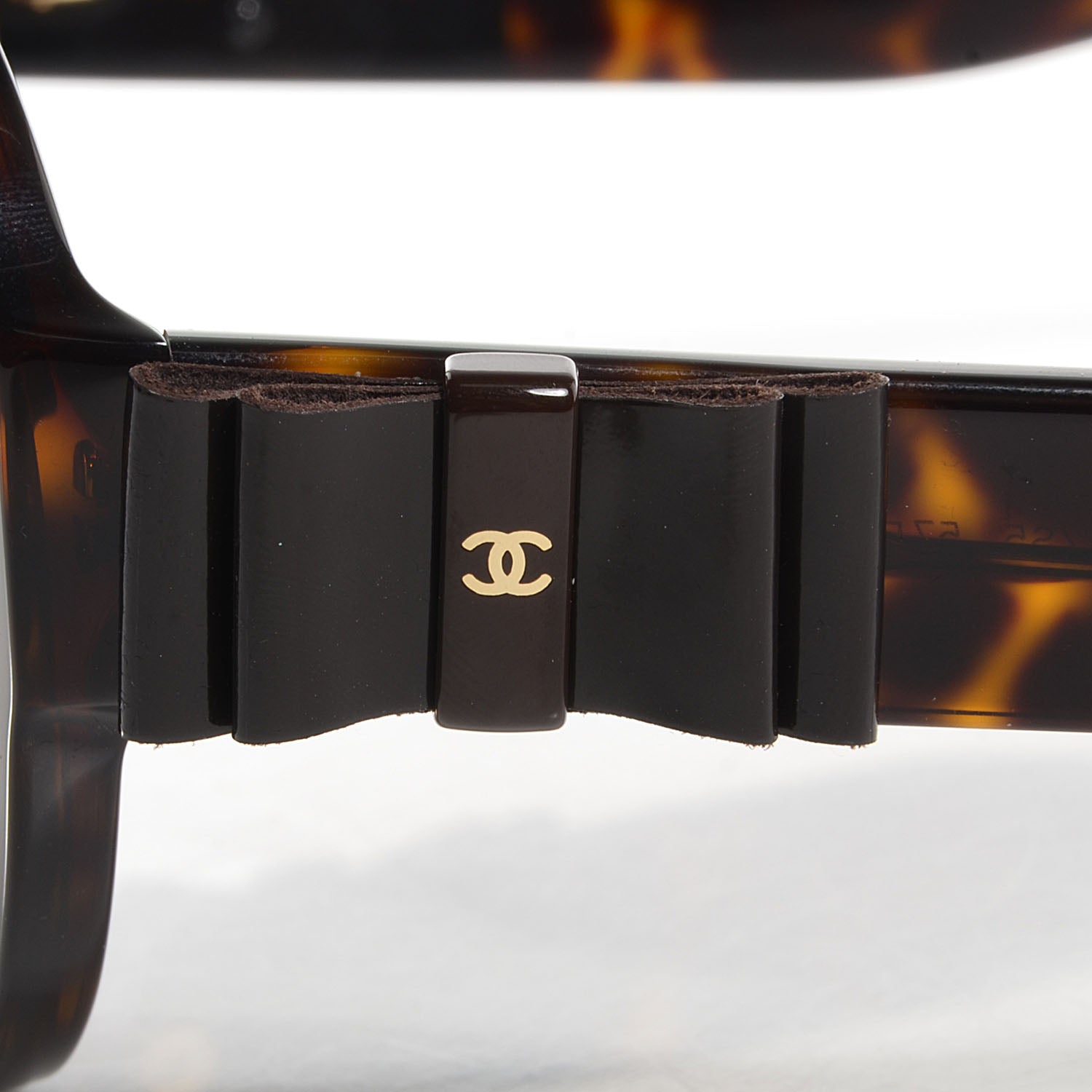 Chanel Tortoise Bow Sunglasses 5283-Q 6 of 7
