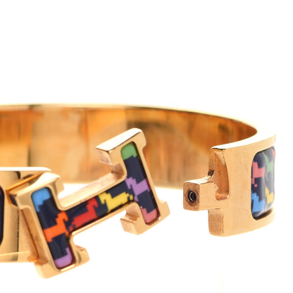 Hermes Enamel Cheval Pixel Narrow Clic Clac H Bracelet GM 5 of 7