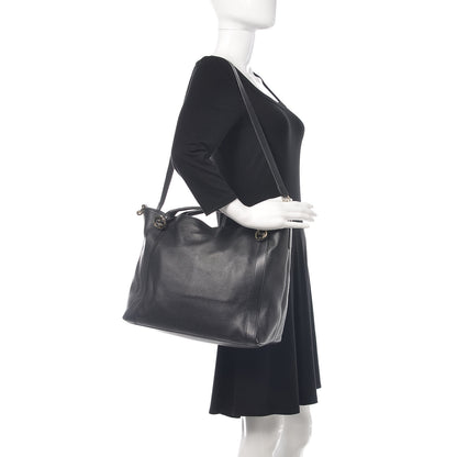 Gucci Cellarius Calfskin Medium Miss GG Top Handle Bag Black 2 of 9