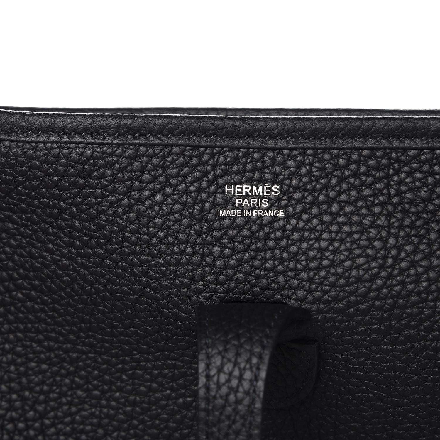 Hermes Taurillon Clemence Evelyne III PM Black 6 of 8