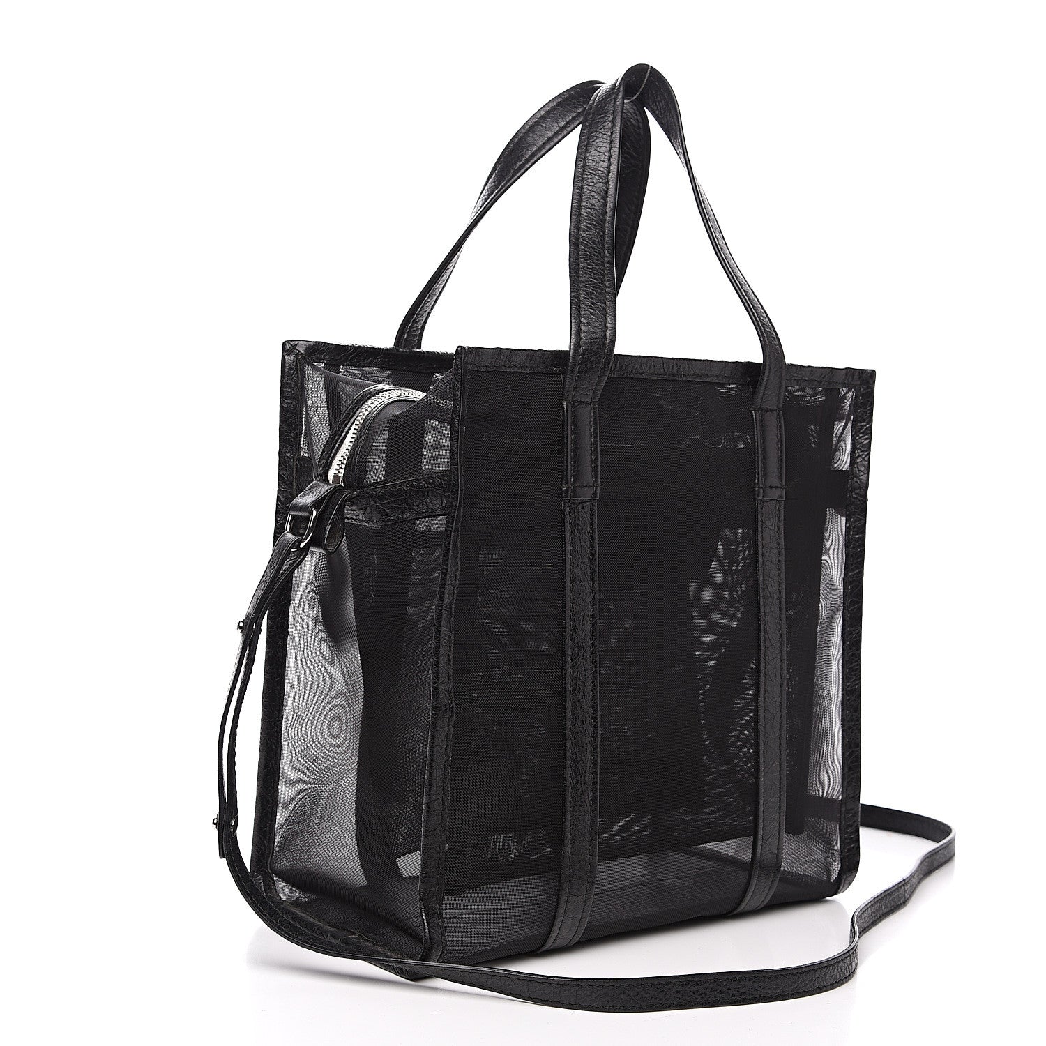 Balenciaga Mesh Small Bazar Shopper Tote Black 2 of 9