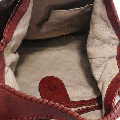 Gucci Amazon Leather Large New Jackie Hobo Red 5 of 7