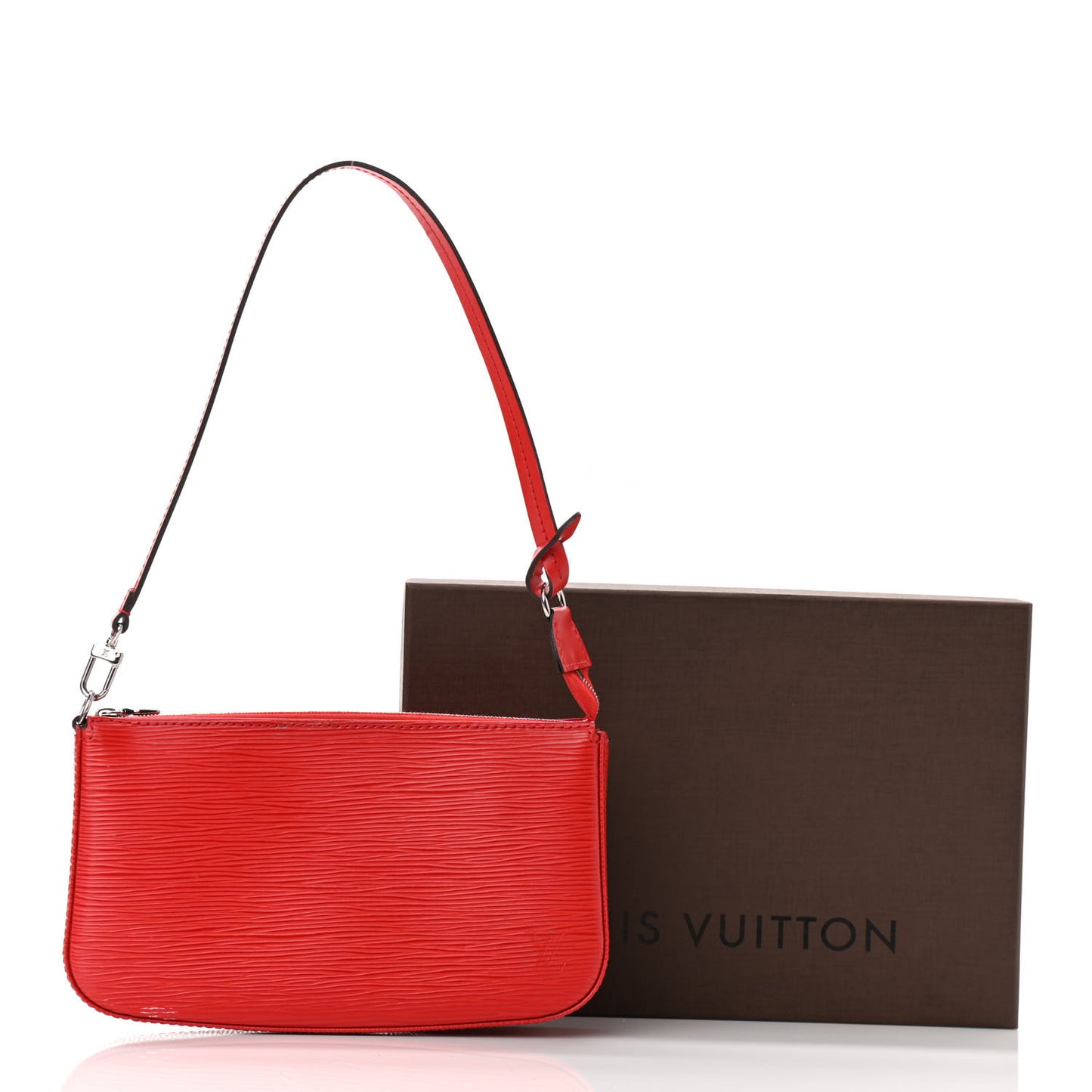 Epi Pochette Accessories NM Coquelicot