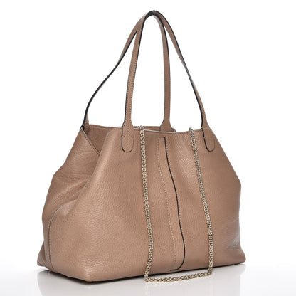 Valentino Garavani Grained Calfskin Va Va Voom Tote Sabbia 3 of 7