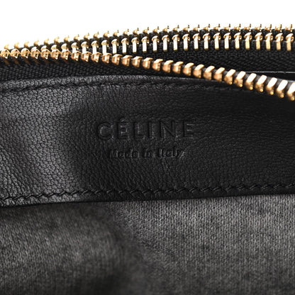 Celine Lambskin Large Trio Crossbody Bag Black 8 of 11