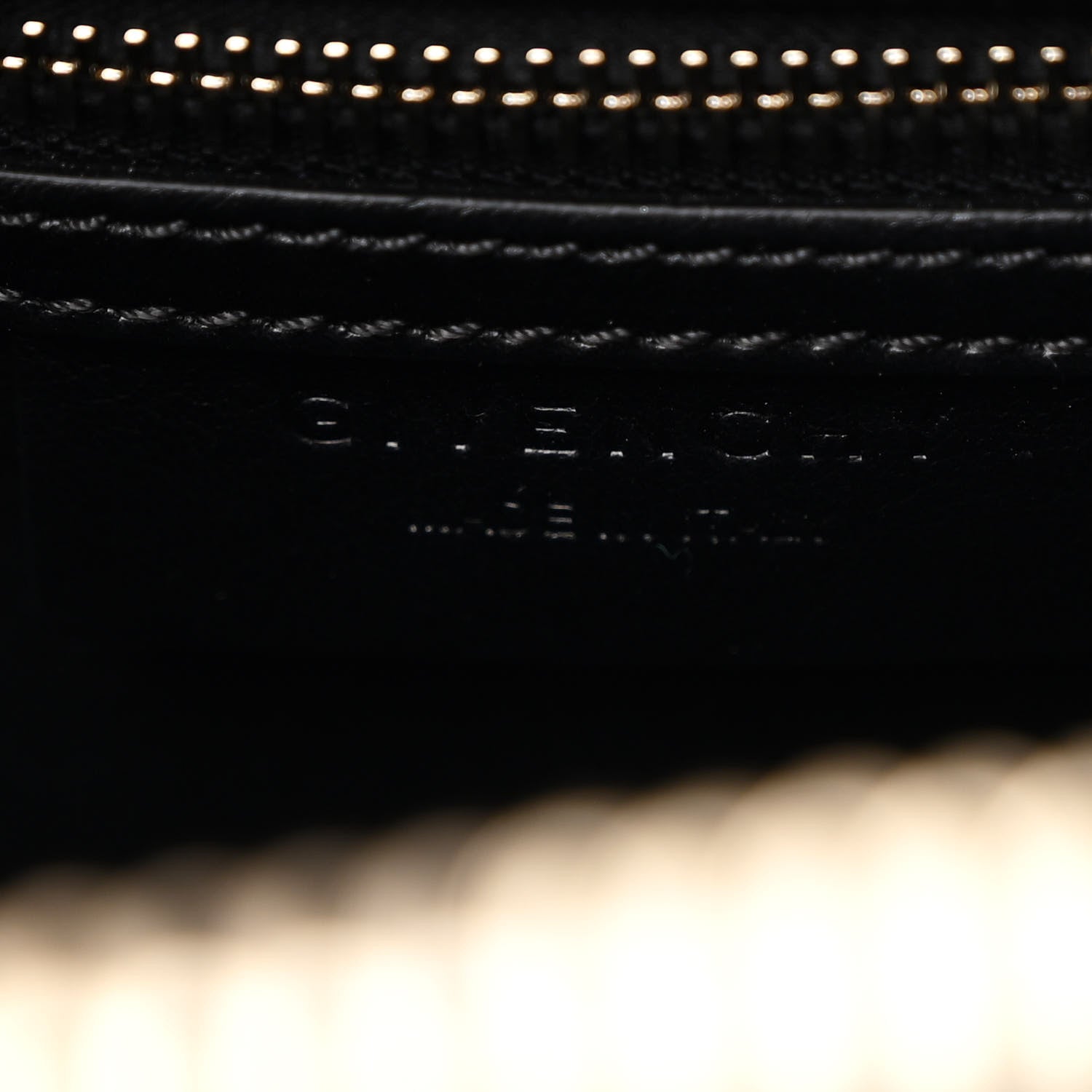 Givenchy Calfskin Crocodile Embossed Small Antigona Black 6 of 10
