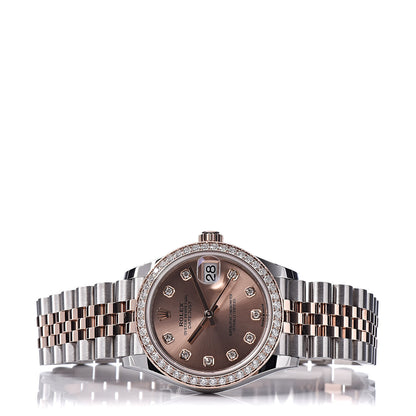 Rolex Stainless Steel 18K Everose Gold Diamond 31mm Oyster Perpetual Datejust Watch Pink 278381 3 of 7