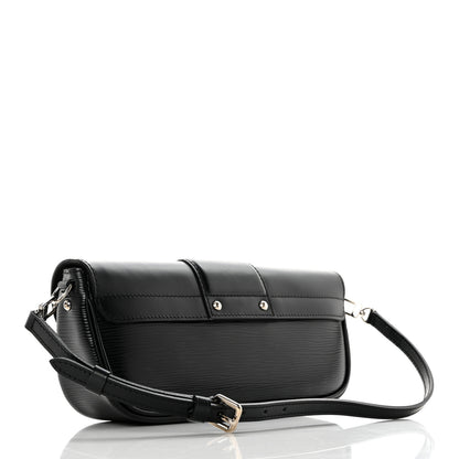 Louis Vuitton Epi Montaigne Clutch Black 3 of 8