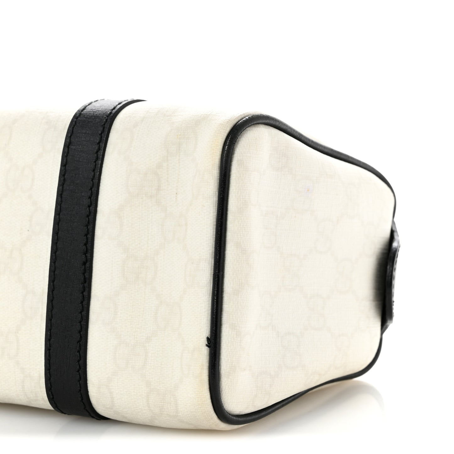 GG Plus Monogram Small Joy Boston White Black