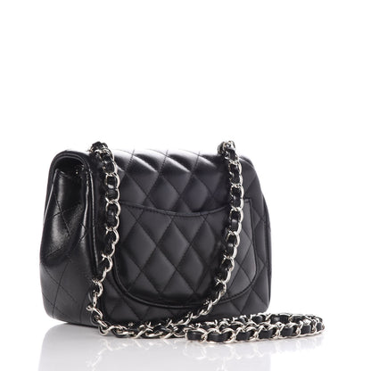 Chanel Lambskin Quilted Mini Square Flap Black 3 of 8