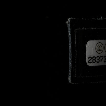 Chanel Sequin Mini Rectangular Single Flap Black Silver 7 of 10