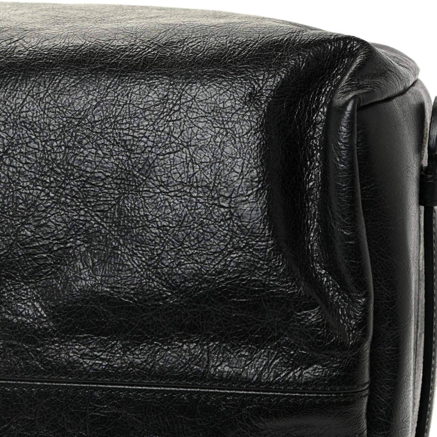 Fluffy Calfskin Morpheus Convertible Backpack Black
