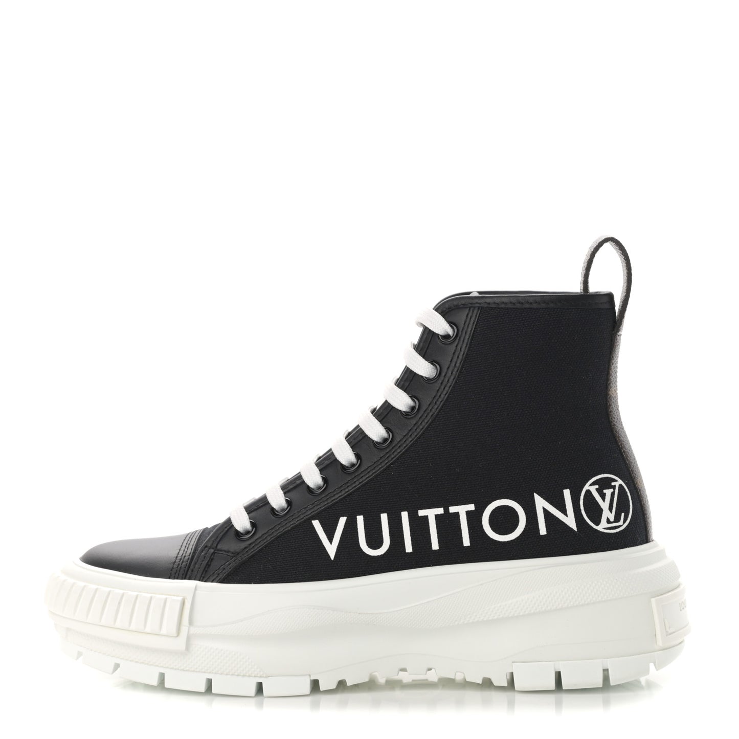 Canvas LV Squad Sneaker Boots 35 Black