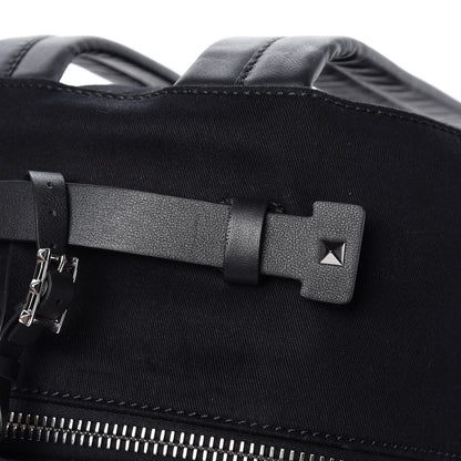 Valentino Garavani Canvas Logo Backpack Black 7 of 8