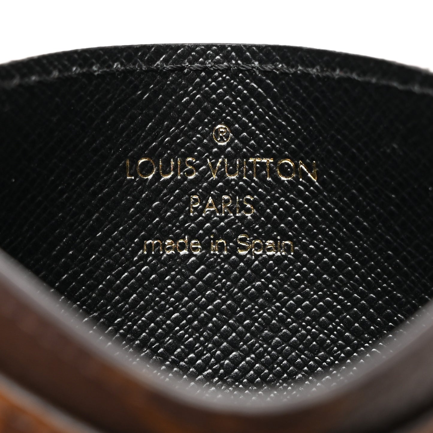 LOUIS VUITTON Reverse Monogram Card Holder