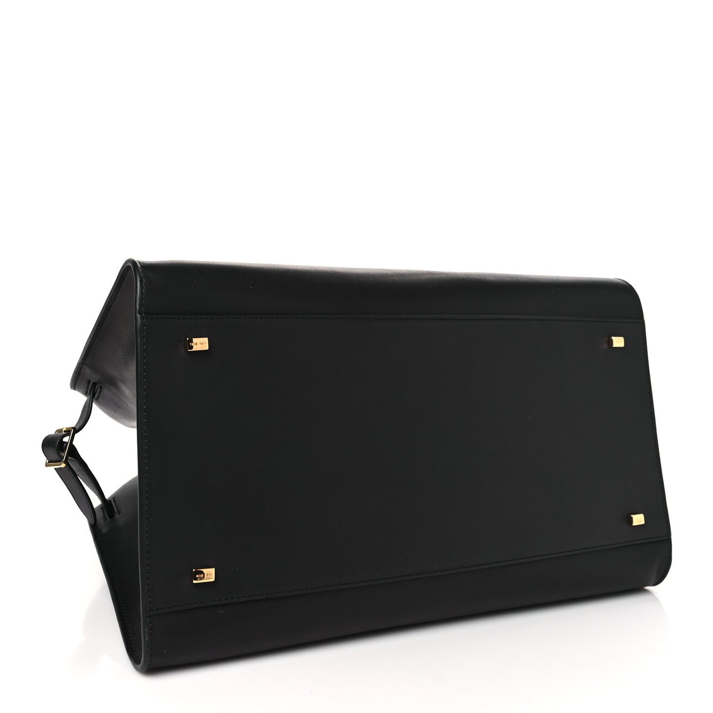 Polished Saddle Calfskin Soft Margaux 15 Black