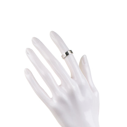 Cartier 18K White Gold 5.5mm LOVE Ring 47 4 2 of 5
