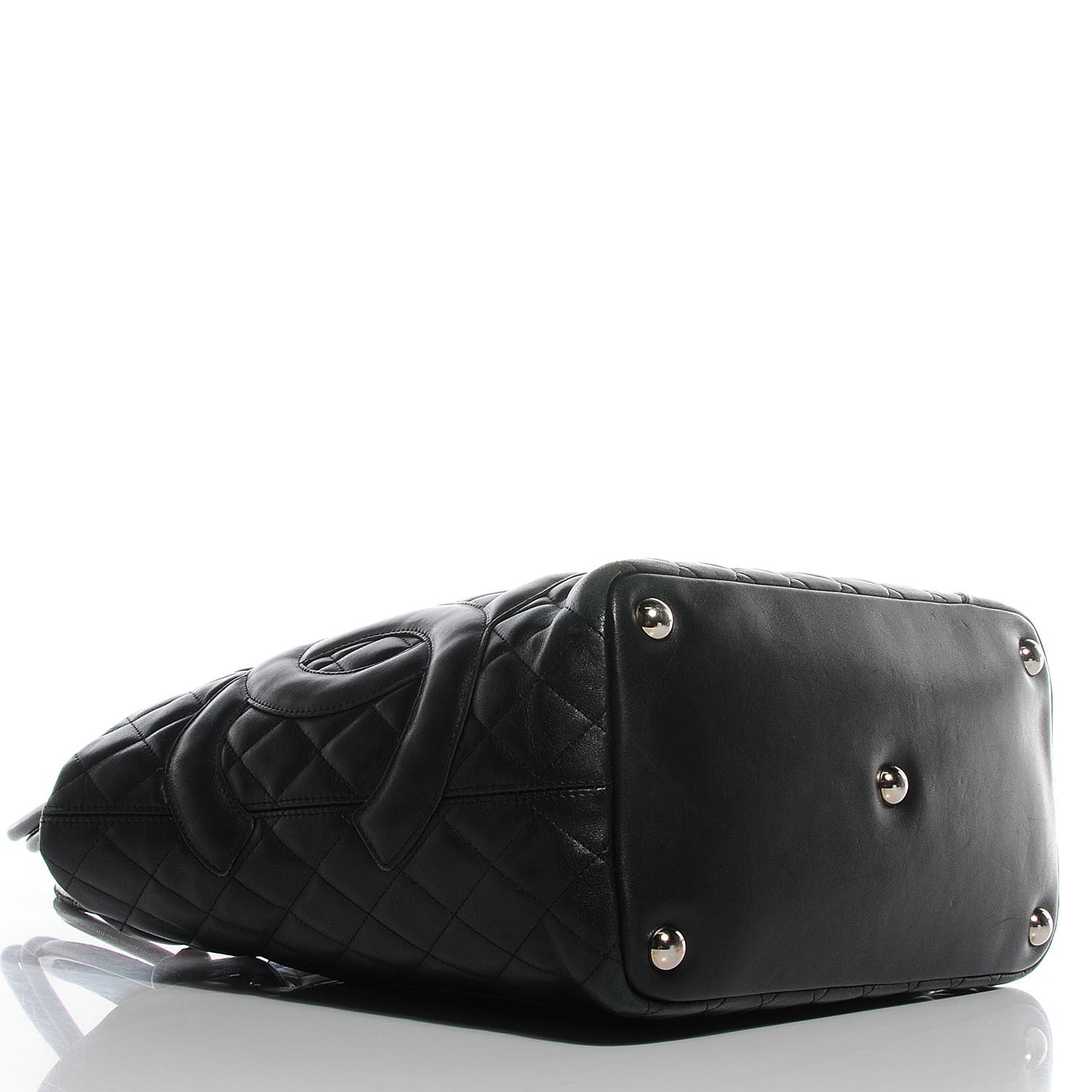 Chanel Calfskin Quilted Cambon Large Tote Black 4 of 7