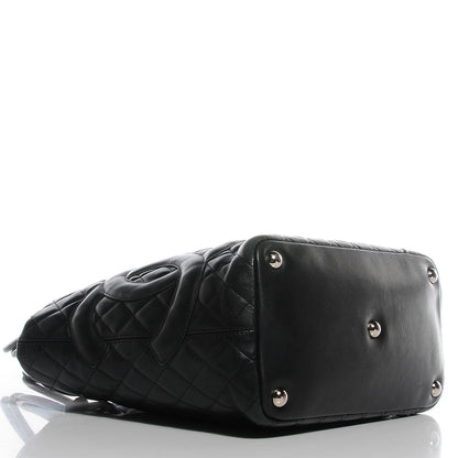 Chanel Calfskin Quilted Cambon Large Tote Black 4 of 7